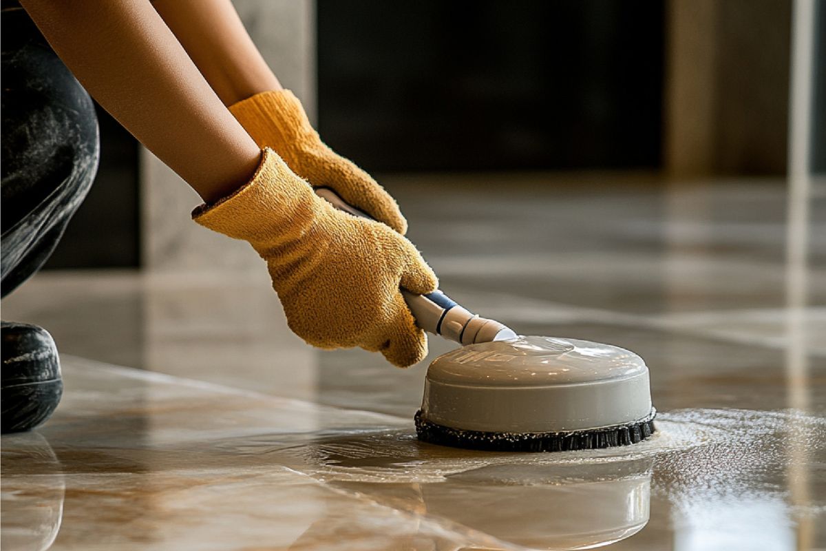 Stone Floor Cleaning