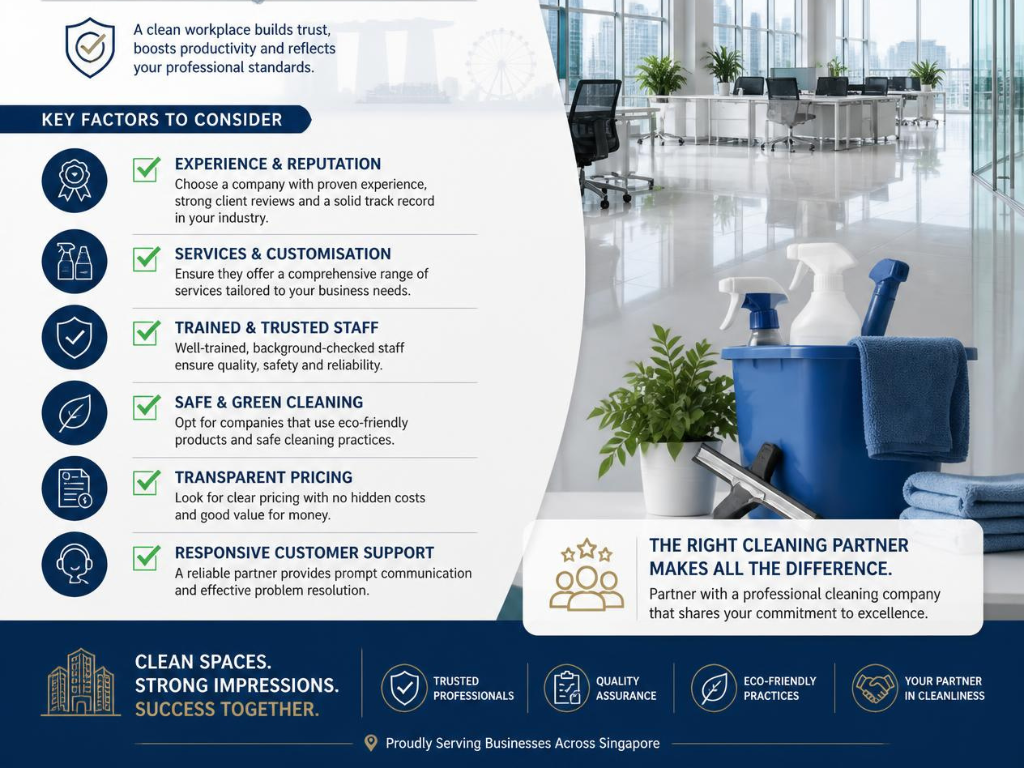What licences must a commercial cleaning company in Singapore hold in 2026?