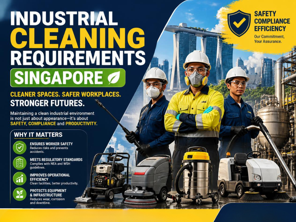What does the WSH Act require of a cleaning contractor working in a Singapore factory?
