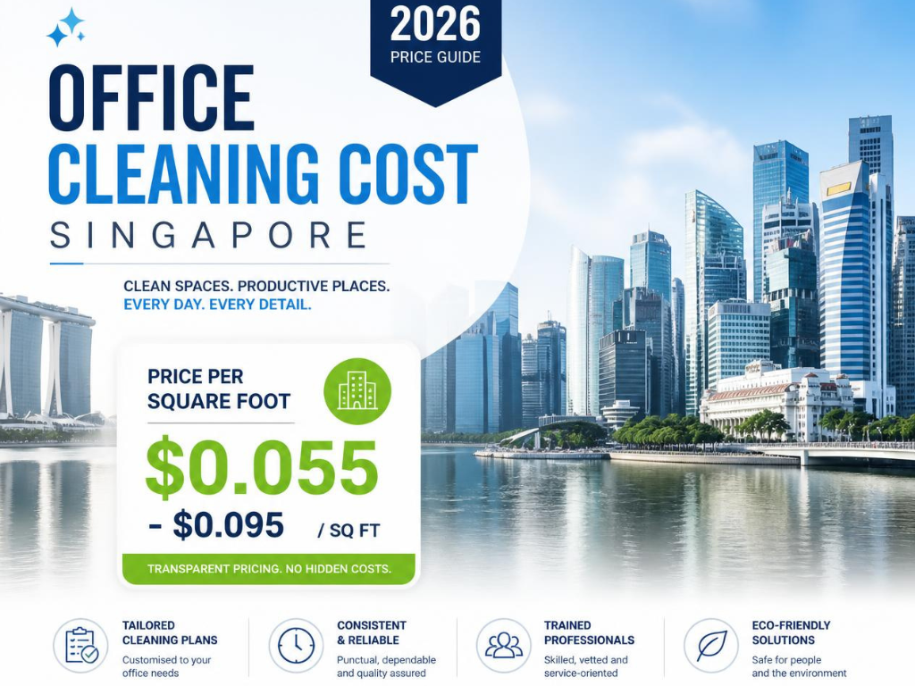 Office Cleaning Cost Singapore: 2026 Price Per Sq Ft
