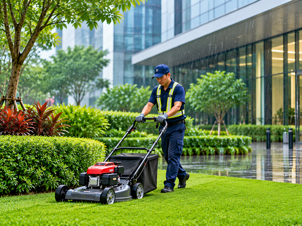 Commercial Lawn Mowing Schedule Singapore: Monsoon Guide